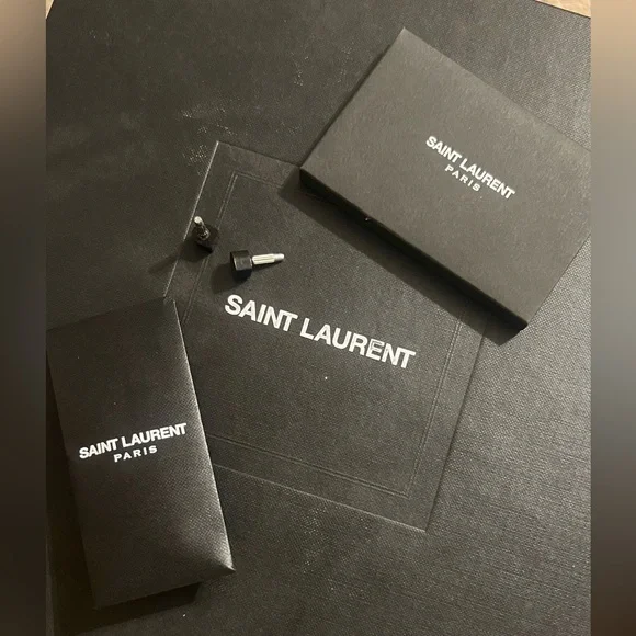 $1150 Sz 36-6 YSL Yves Saint Laurent black Patent Leather Platform Tribute Heel - Picture 4 of 10